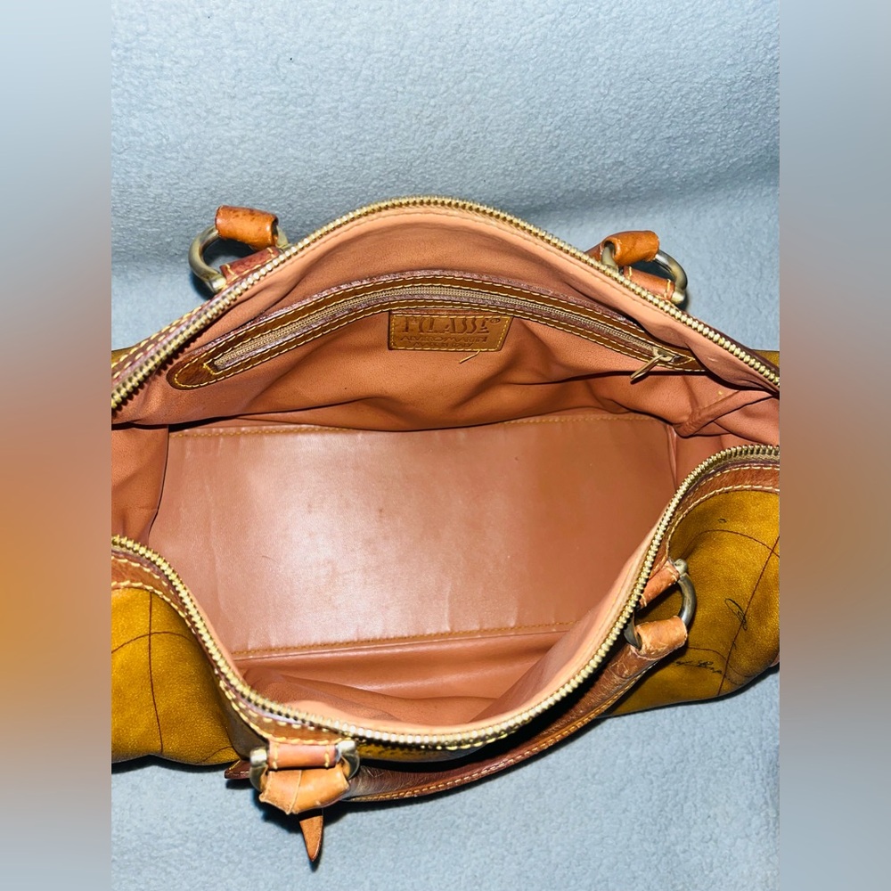 Alviero Martini World Map  Boston Bag - Picture 4 of 14